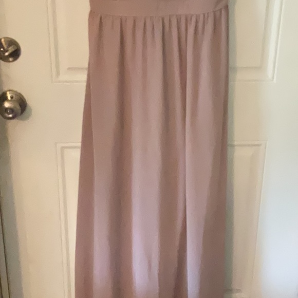 Lulu’s Aiir of Romance Taupe Halter A Line Maxi Dress - Picture 7 of 13